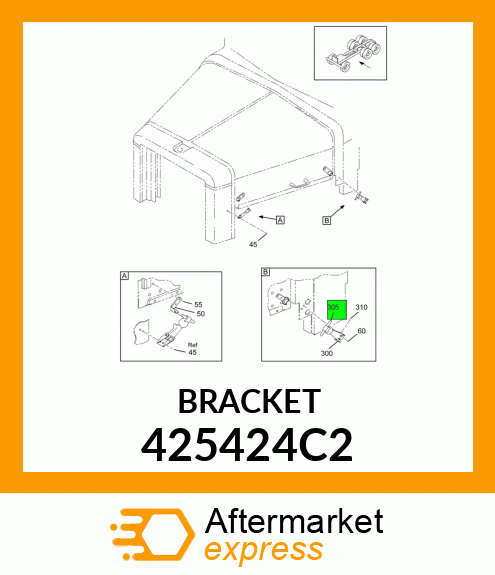 BRKT 425424C2