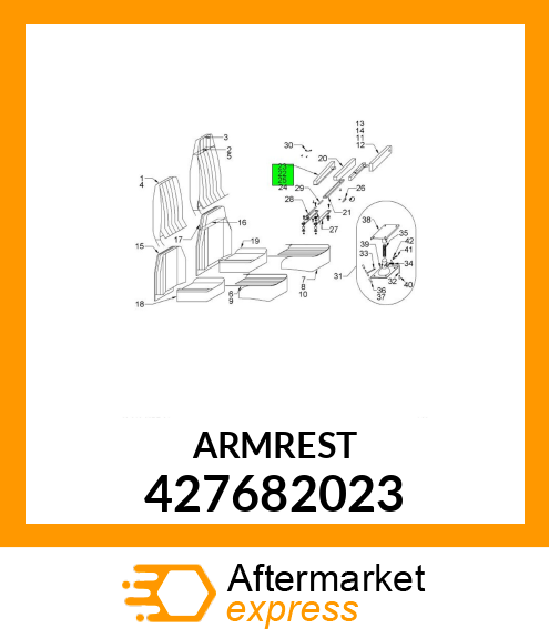 ARMREST 427682023