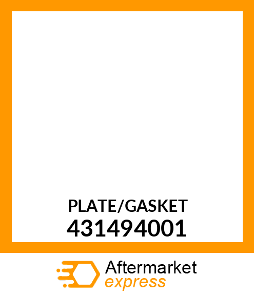 PLATE/GASKET 431494001