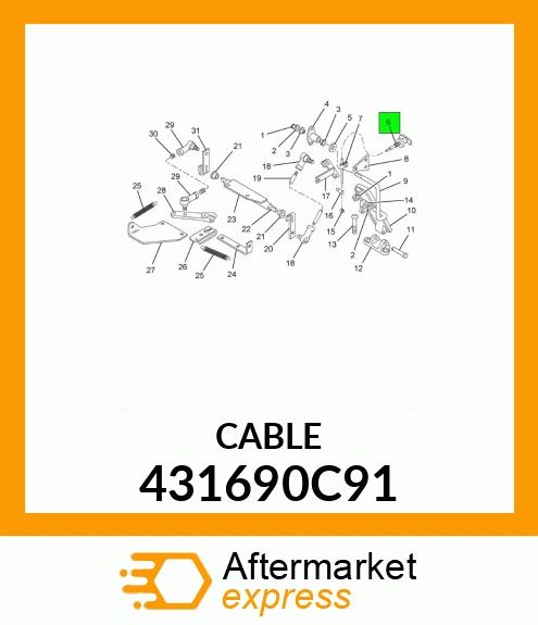 CABLE 431690C91