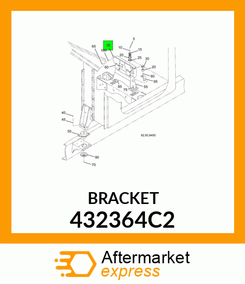 BRACKET 432364C2