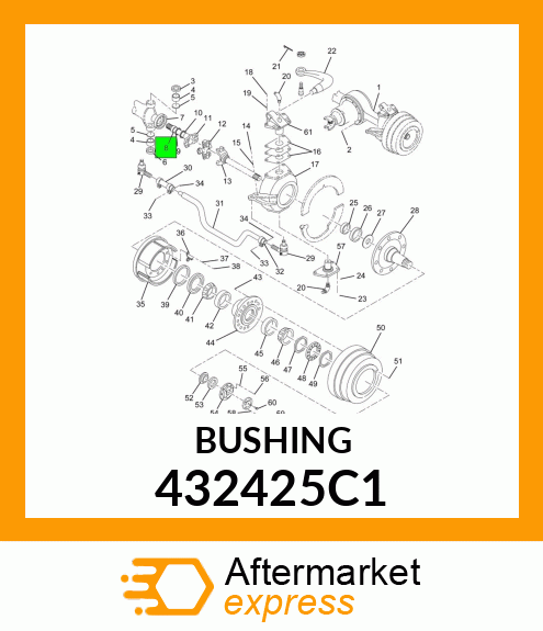 BUSHING 432425C1