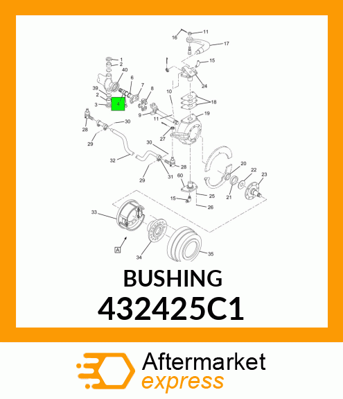 BUSHING 432425C1