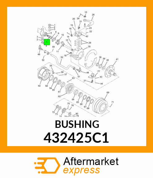 BUSHING 432425C1