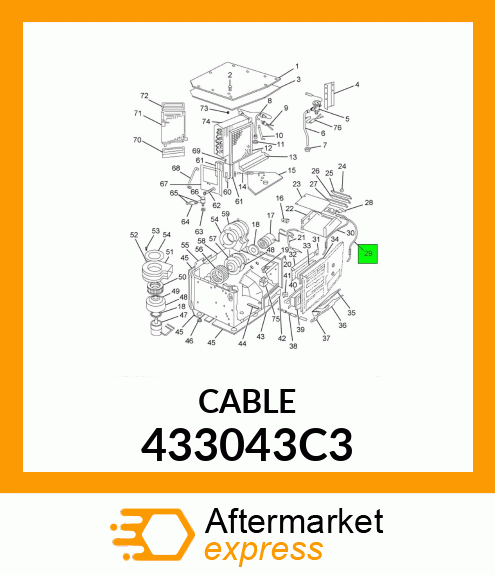 CABLE 433043C3