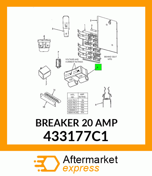 BREAKER20AMP 433177C1