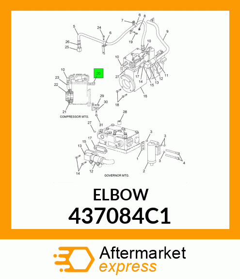 ELBOW 437084C1