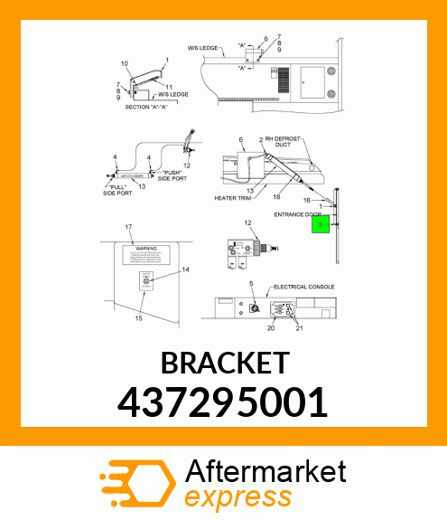 BRACKET 437295001
