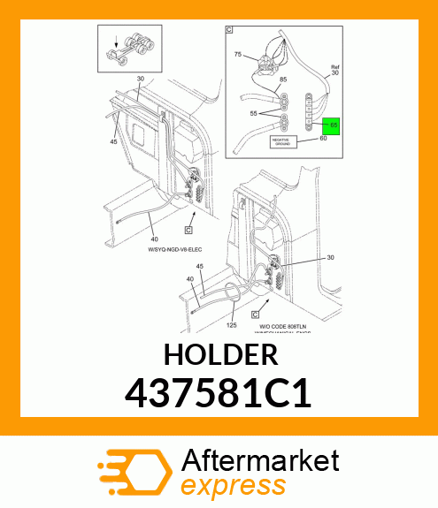 HOLDER 437581C1