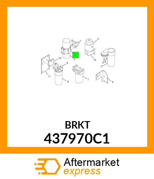 BRKT 437970C1