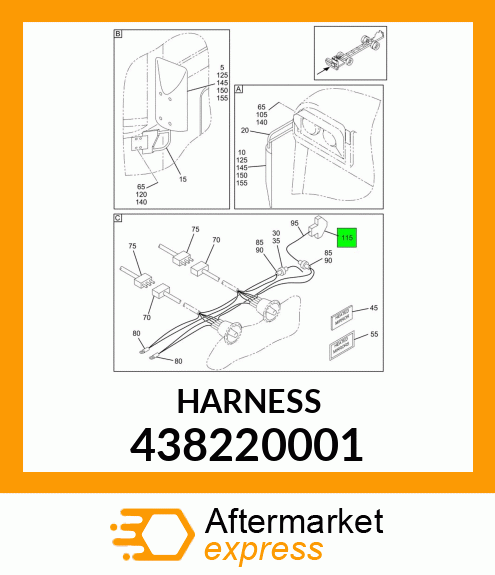 HARNESS 438220001