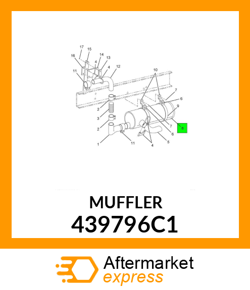 MUFFLER 439796C1