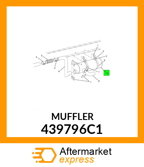 MUFFLER 439796C1