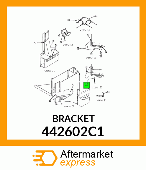 BRACKET 442602C1