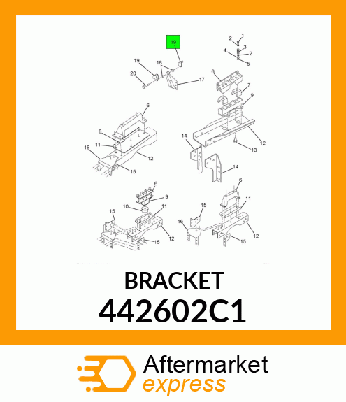 BRACKET 442602C1