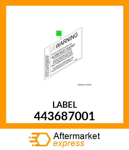 LABEL 443687001