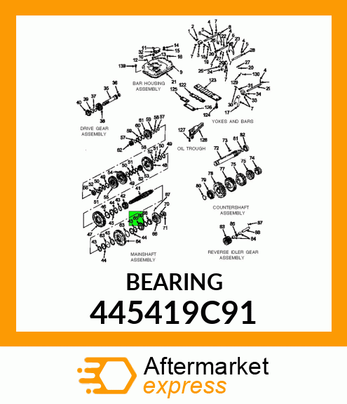 BEARING 445419C91