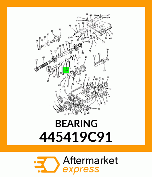 BEARING 445419C91