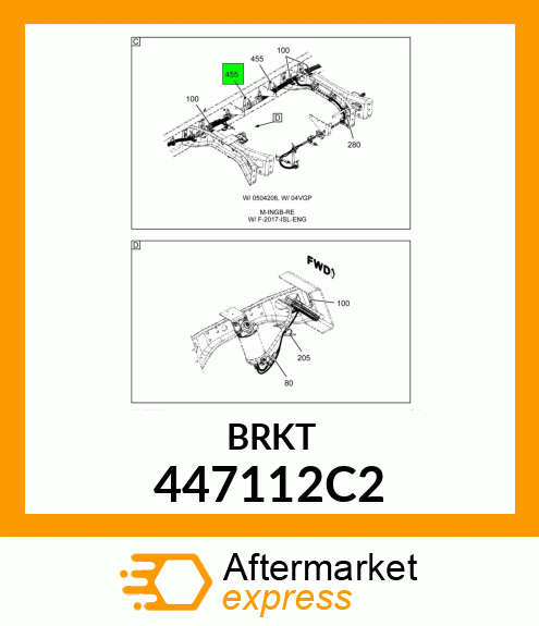 BRKT 447112C2