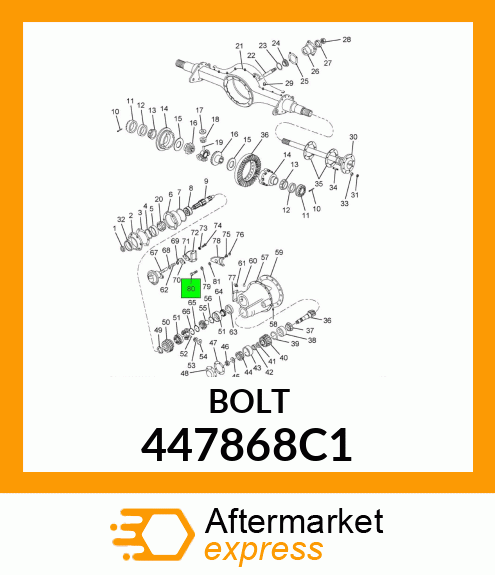 BOLT 447868C1