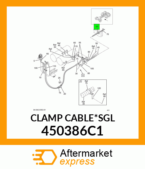 CLAMP_CABLE*SGL 450386C1