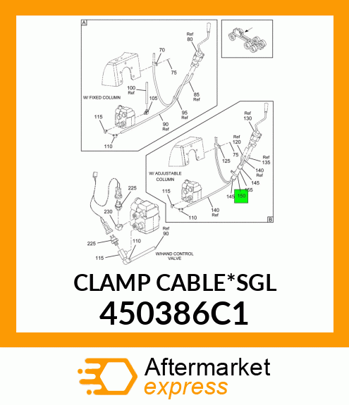 CLAMP_CABLE*SGL 450386C1