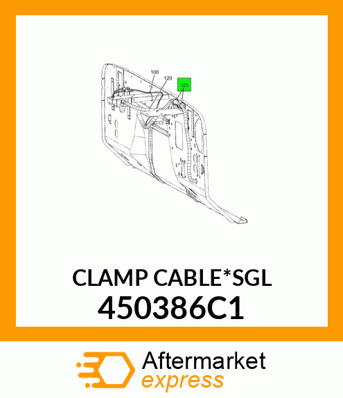 CLAMP_CABLE*SGL 450386C1