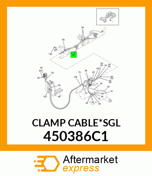 CLAMP_CABLE*SGL 450386C1