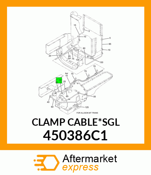 CLAMP_CABLE*SGL 450386C1