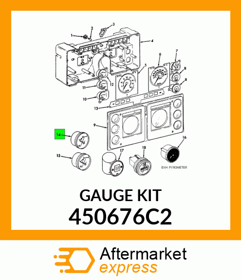 GAUGEKIT9PC 450676C2