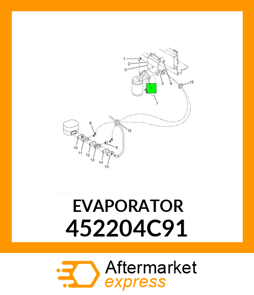 EVAPORATOR 452204C91