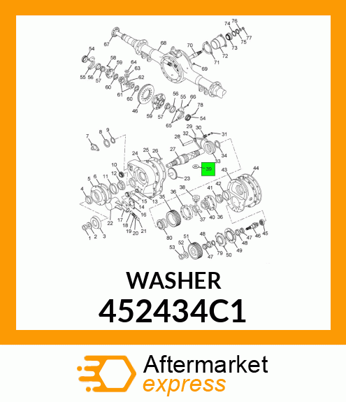 WASHER 452434C1