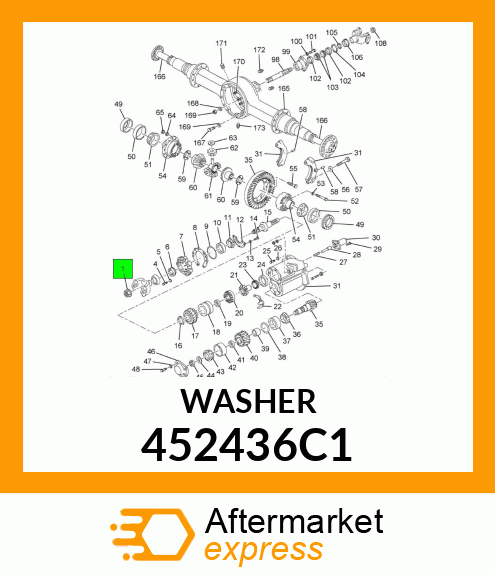 WASHER 452436C1