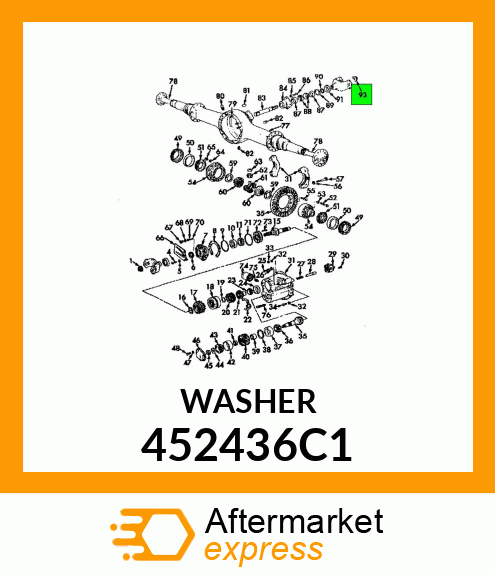 WASHER 452436C1