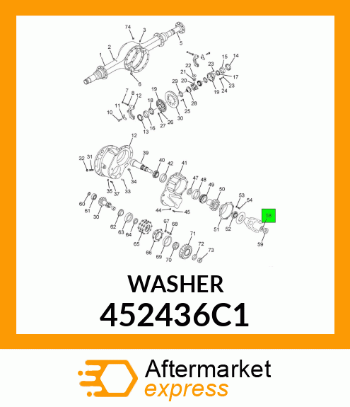 WASHER 452436C1