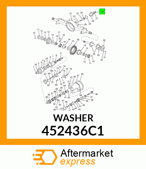 WASHER 452436C1