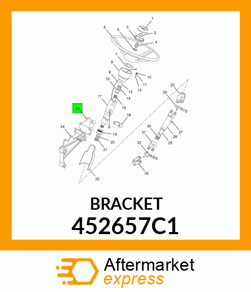 BRACKET 452657C1