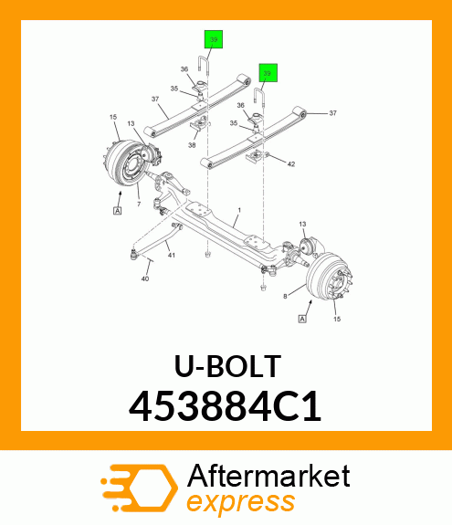 U-BOLT 453884C1