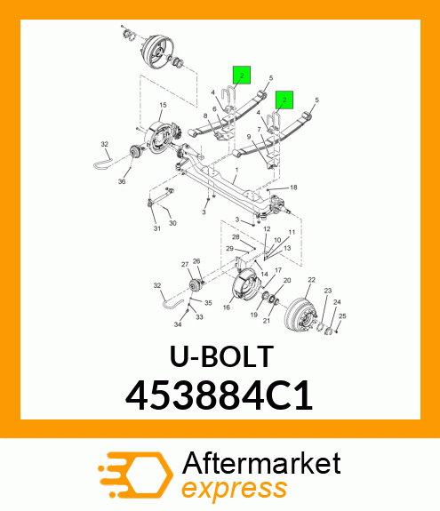 U-BOLT 453884C1