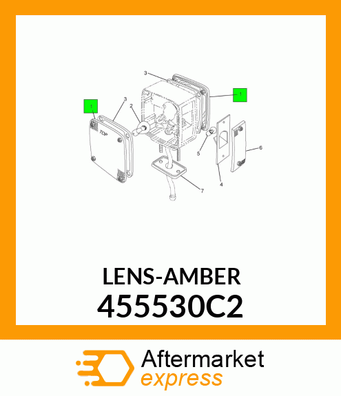 LENS-AMBER 455530C2