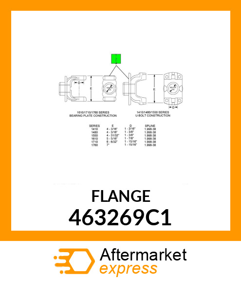 FLANGE 463269C1