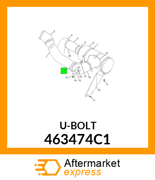 U-BOLT 463474C1