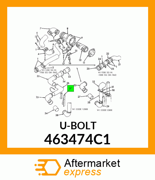 U-BOLT 463474C1