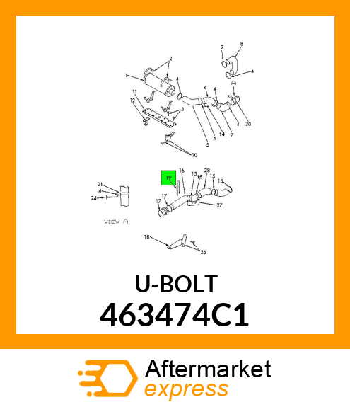 U-BOLT 463474C1