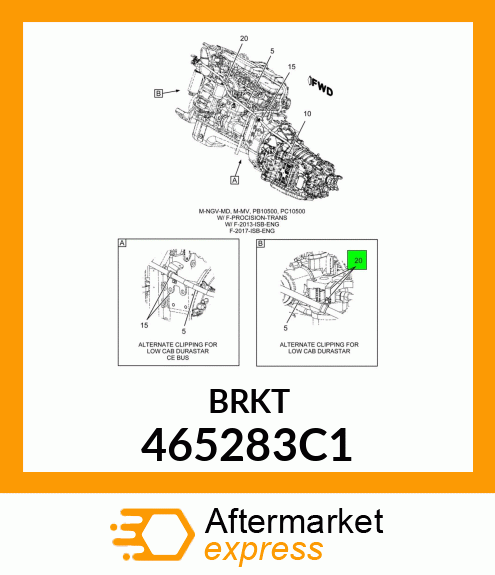BRKT 465283C1