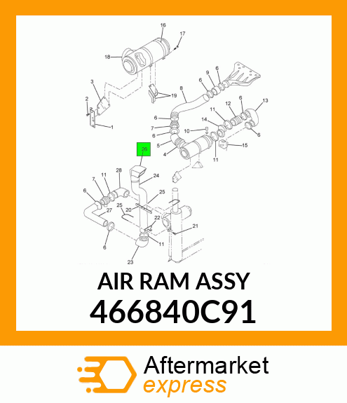 AIR_RAM_ASSY 466840C91