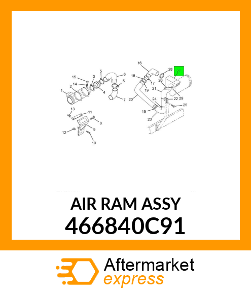 AIR_RAM_ASSY 466840C91