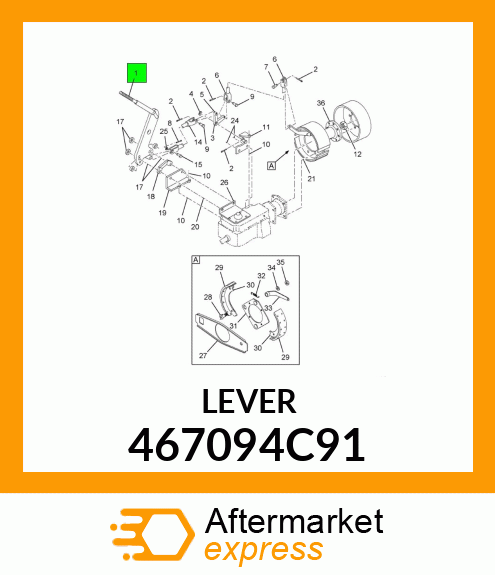 LEVER 467094C91