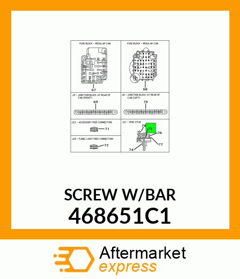 SCREWW/BAR 468651C1