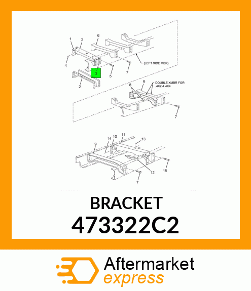 BRACKET 473322C2